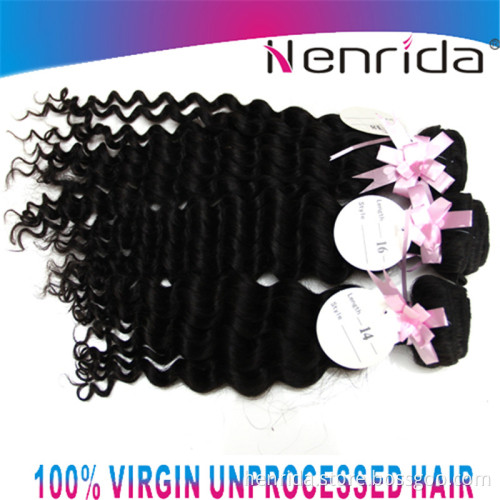 High Quality Grade 6A Unprocessed Malaysian Curly Virgin Hair Deep Wave Curly Human Hair Weft 100g/PCS Curly Hair Extension